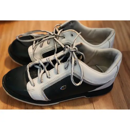 Dexter Bowling Shoes Athletic Comfort Performance Black White Lace Up Size 7M