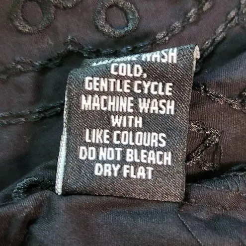 Lovestitch Black Embroidered Cotton Blazer Size Large NWT Black Blazer