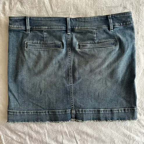 Loft Mini Denim Skirt