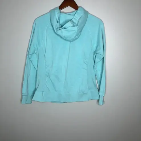 Dickies blue Women's Rib Inset zip up Hoodie