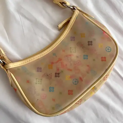 Bratz Y2K Monogram Jelly Beige Shoulder Bag Yellow
