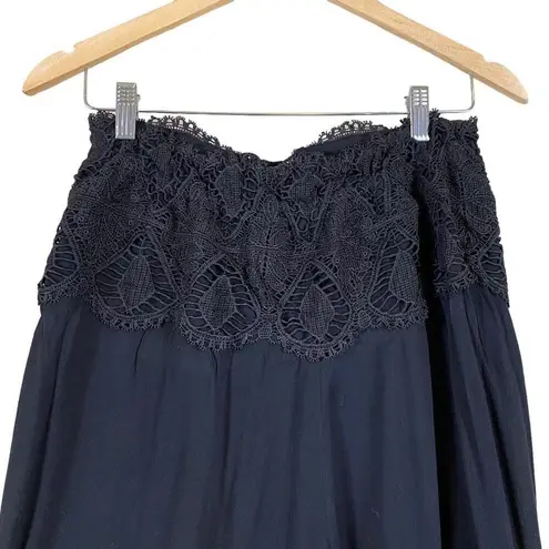 Hummingbird Wide Leg Split Thigh Palazzo Pants