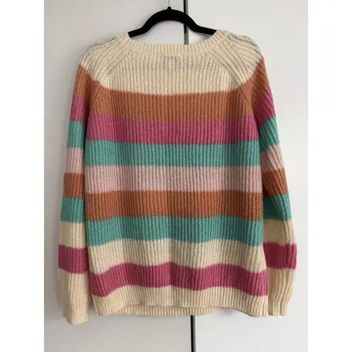 Gilli Striped Crewneck Sweater | Multi