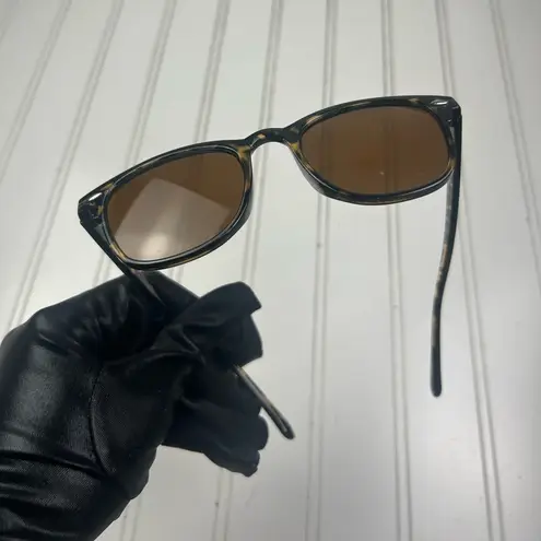 Lucky Brand  Tortoise Shell Rectangular Brown Lens Sunglasses Unisex