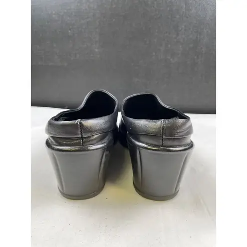 Dansko Women's Black Leather Clogs/ Shoes/ Slip On Size 41-9.5 SKU 4581