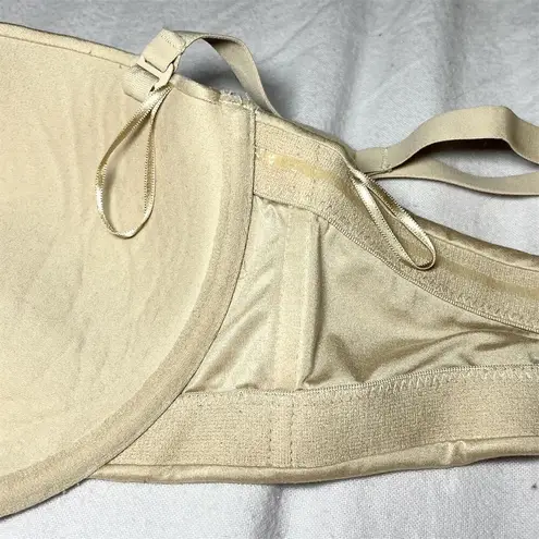 Hanes  Maidenform Comfort Devotion Strapless Convertible Bra 38D Beige Padded Und