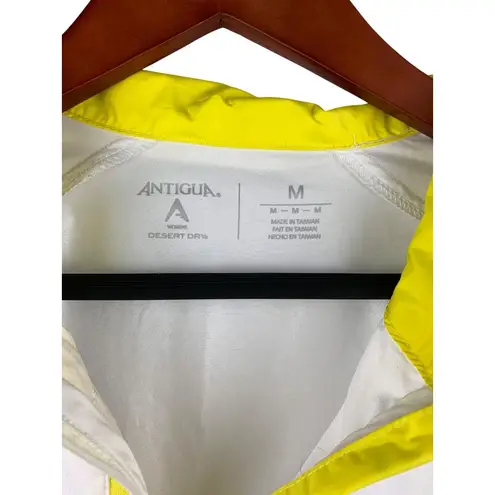 Antigua Womens Desert Dry Jacket M White & Yellow
