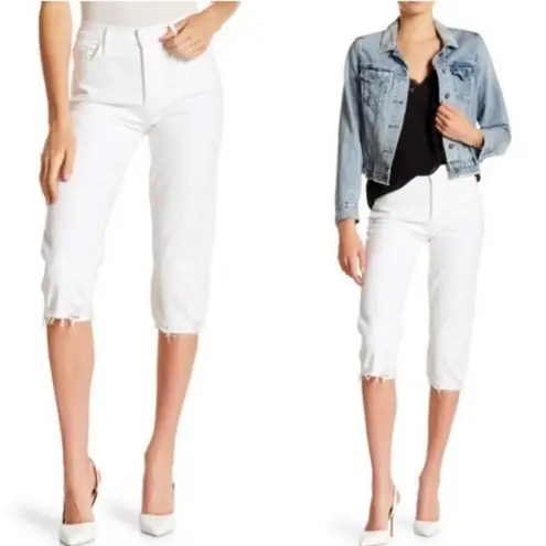 MOTHER White Capri The Almost Saint Almost Innocent Jean Size 28
