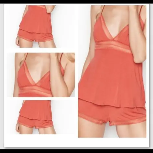 Victoria's Secret Victoria’s Secret V Neck Cami Pajamas Short Set