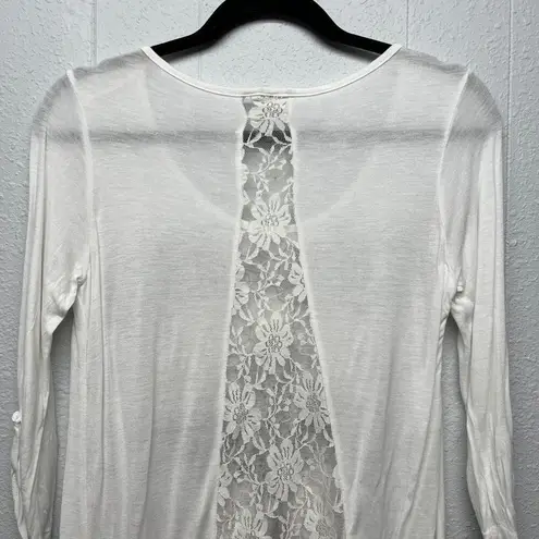 Rhinestone Flowy Womens Top Small Rockabilly Punk Chaotic Academia Streetwear White