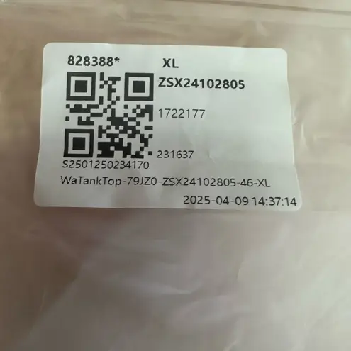 Halara NWT Sheer Round Neck Mesh Longline Running Tank Top Sz XL black