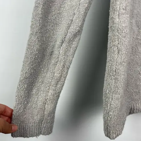 J. Jill Grey Marled Cowl Neck Knit Tunic Sweater Gray