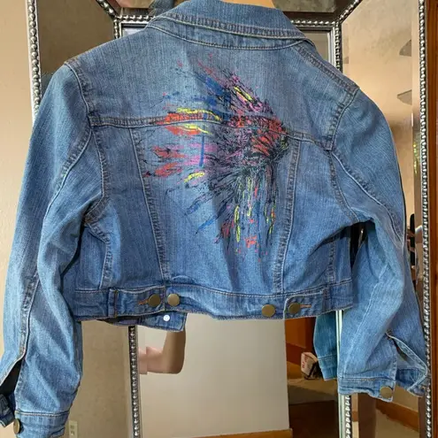 Forever 21 Cropped denim jacket