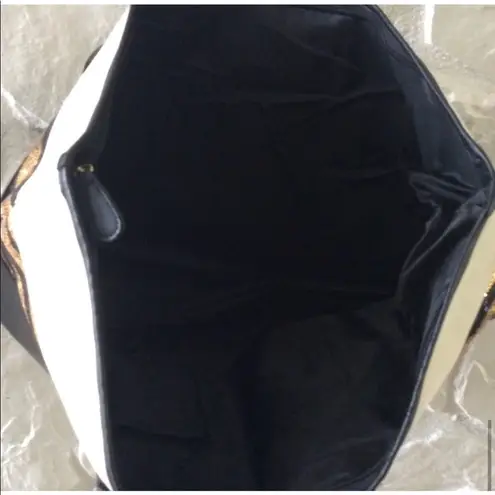 Black Glam Tote with Gold "BLING" Detailing