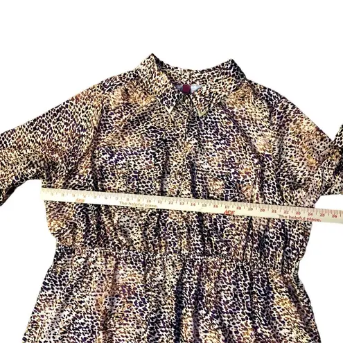 Pure Energy Tunic Dress Womens 3 (3X) Used Animal Print