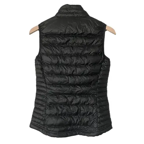 Quince Lightweight Down Packable Black Puffer Vest Full Zip Size XS