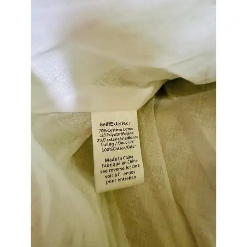 NWT CAROLINE CONSTAS Green White Gingham Checkered Reina Bubble Mini Skirt S