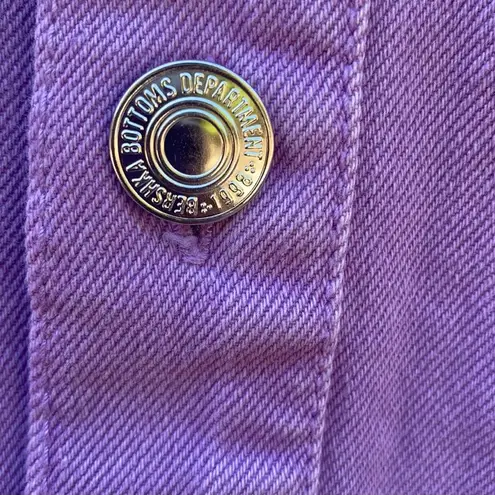 Bershka Womens size small vintage 1998 purple jean mini skirt