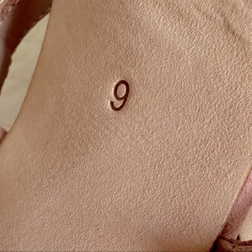 LPA x REVOLVE Lex Crystal Strap Slide Heels in Blush Pink Suede Sz. 9