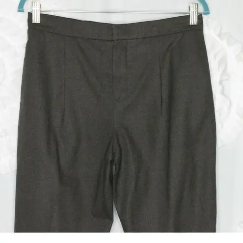 Chloé Chloe Womens Pants Size 38 US 6 Medium Grey Tapered Leg Dress Slacks Wool Career