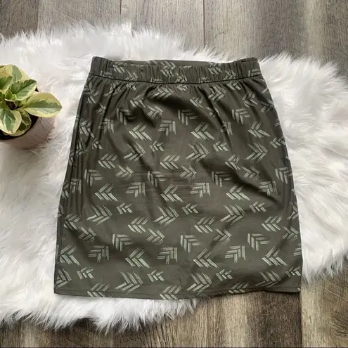 Toad & Co. Whirlwind Wrap Skirt Dark Moss Green XS Green