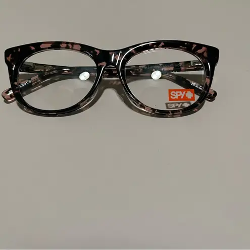 Spy Boundless Glossy Pink Peach Tortoise Frame Optical 53-17-143 NIB For Rx Lens