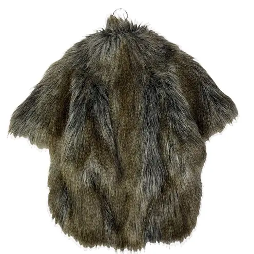 Dolce Vita Brown Full Zip Faux Fur Short Sleeve Jacket XS/S