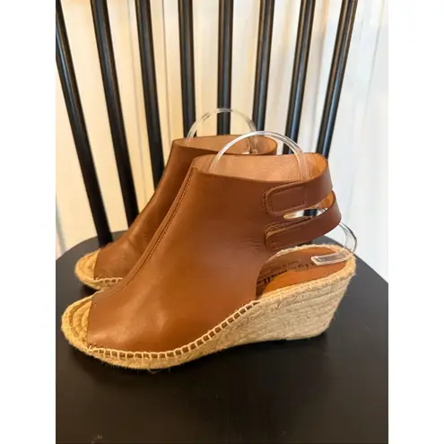Bettye Muller Bettye Mueller Download tan leather espadrille wedges size 40/9