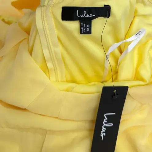 Lulus Sophisticated Charisma Light Yellow Tie