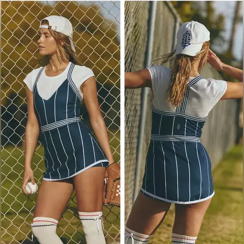 NWT Free People Cool On The Court One Piece Size M Blue Size M