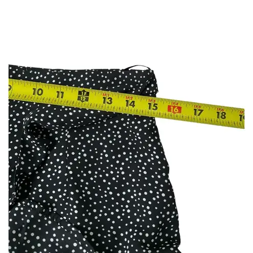 Altar'd State  Women Size medium Polka Dot Black Ruffle Skirt (36-38)