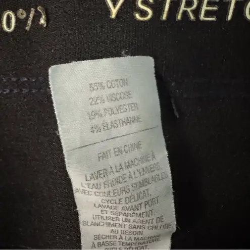 Nygard Luxe Denim Skinny Cuff Jeans Dark Wash Stretch Size L 14