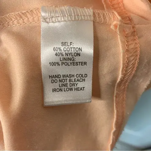 Lulu’s peach romantic heart off shoulder lace mermaid maxi gown dress medium Orange