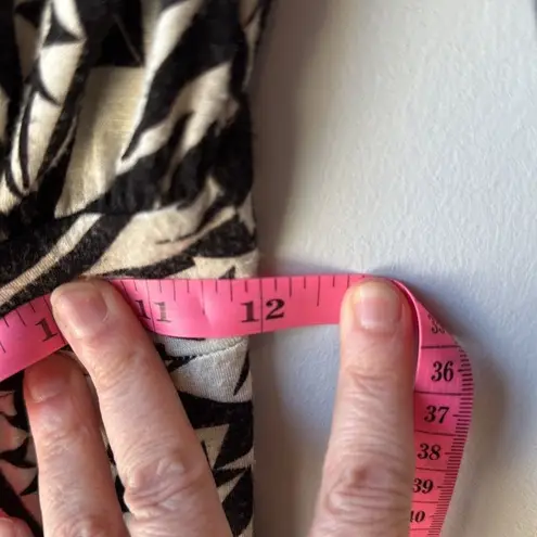 Rachel Pally Jersey Bat Wing Maxi Dress Black White Geometric