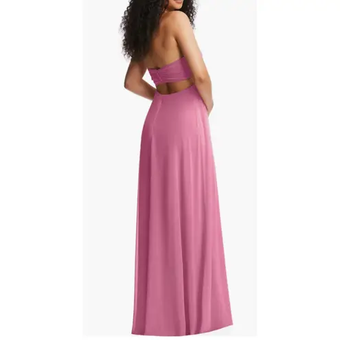 Strapless Empire Waist Chiffon Gown in Orchid Pink
Dessy Collection Pink Size 14