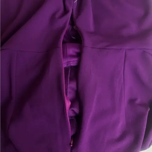 Alexia Admor NWT Draped One-Shoulder Jumpsuit Unitard Size Medium Plumtastic - Image 14