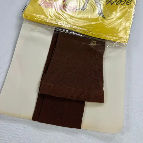 Vintage 1970s Happy Huggers Cofee Brown Pantyhose Lawson Milk Co. 100