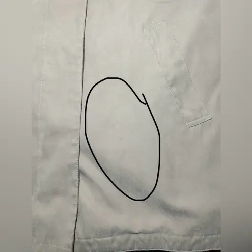 London Fog Size Large Tan Jacket Coat Double Collar Button Up Pea Coat Soft