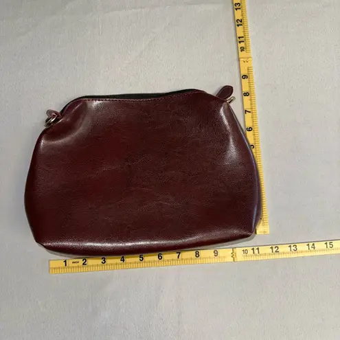 Covelin • 3 Piece Set • Authentic Leather Purse Tote Pouch • Large & Beautiful Red