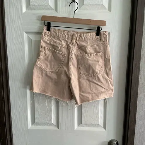 Denim&Co Tan Jean Shorts Mid