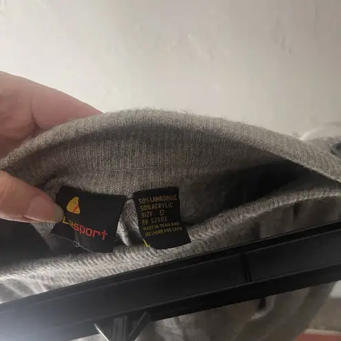 Liz Sport Vintage 90s Women's Size Small 50% Lambswool Grey Jogger Pants