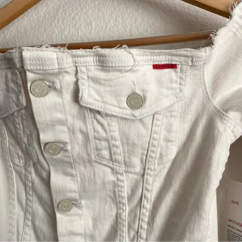 NWT MOTHER X CAROLYN MURPHY Limited
Edition Uncovered Knee Fray Dress, XS White