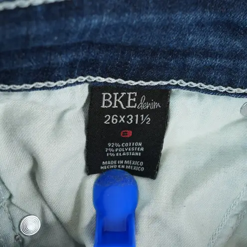 BKE Denim Jeans Womens 26Rx31.5 Fits (30x31) Stella Skinny Stretch Low Rise