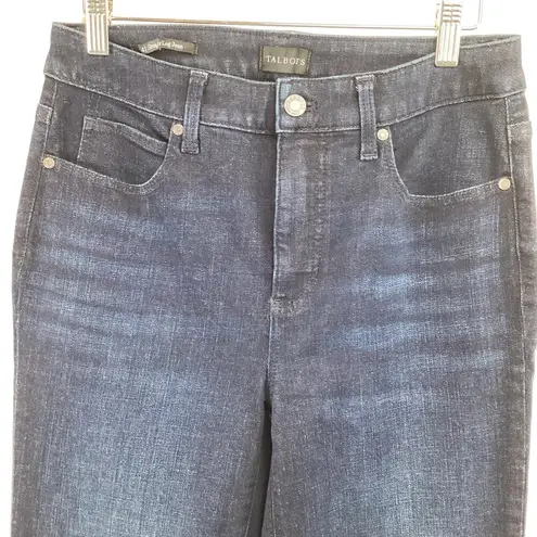 Talbots  Women's Straight Leg Jeans Size 4 Dark Wash Denim Comfortable Fit