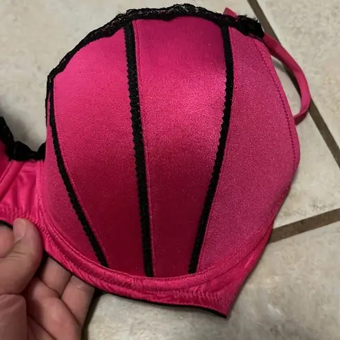 Apt. 9  intimates 36D Pink Black Bra Barbie