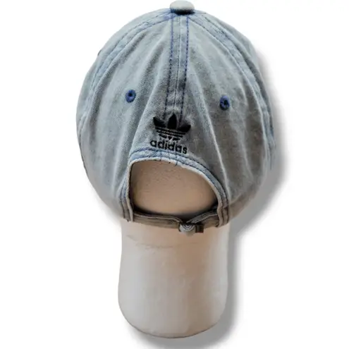 Adidas  Originals Hat OSFM One Size Fits Most Blue Light Washed Denim Style Hat