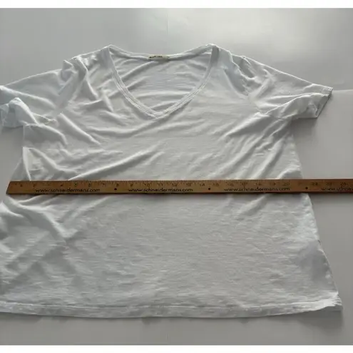 Marine layer T-Shirt Womens L Boyfriend Relaxed Fit V-Neck Tee Soft Pima Cotton