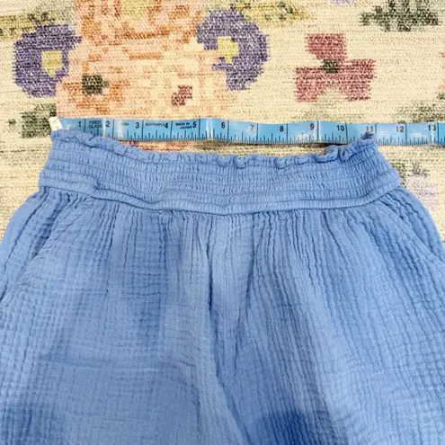 Marine layer Womens Gauze Cotton Shorts Size Small Casual Everyday Beachy Blue