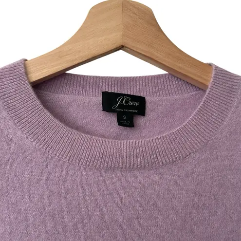 J Crew Cashmere S Slim Fit Crewneck Lavender Purple Capsule Knit Sweater