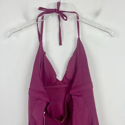 ANDIE NWT Swim The Lagos One Piece Swimsuit Flat Plum Size Large L NEW